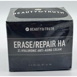NEW Beauty & Truth Erase/Repair Hyaluronic Acid Anti-Aging Cream
